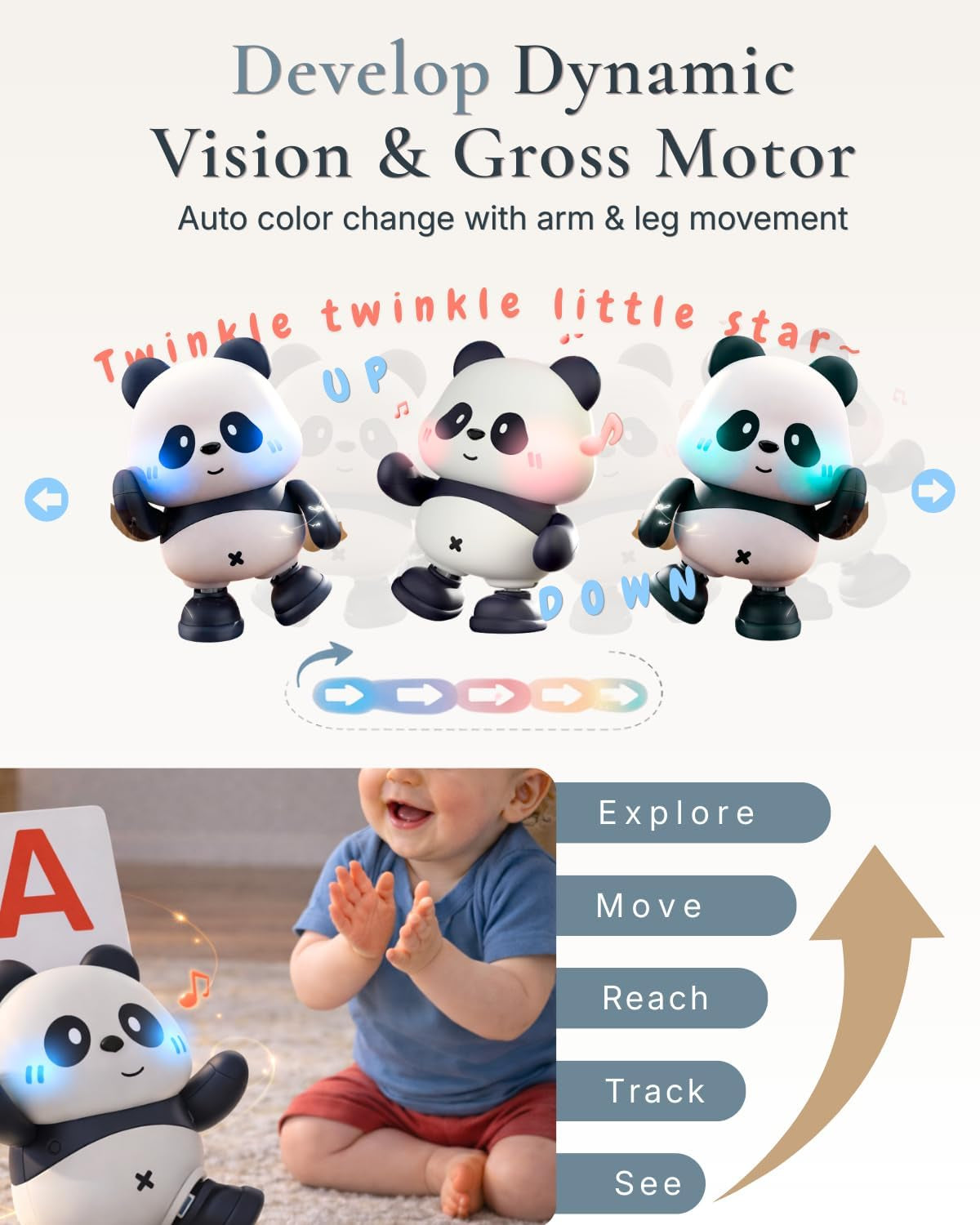 Dancing Panda | 0-6M 6-12M Musical Toys