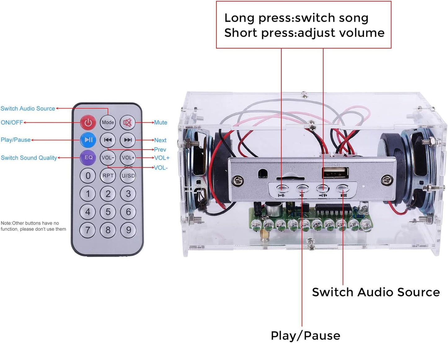 DIY Bluetooth Speaker Kit Mini Stereo