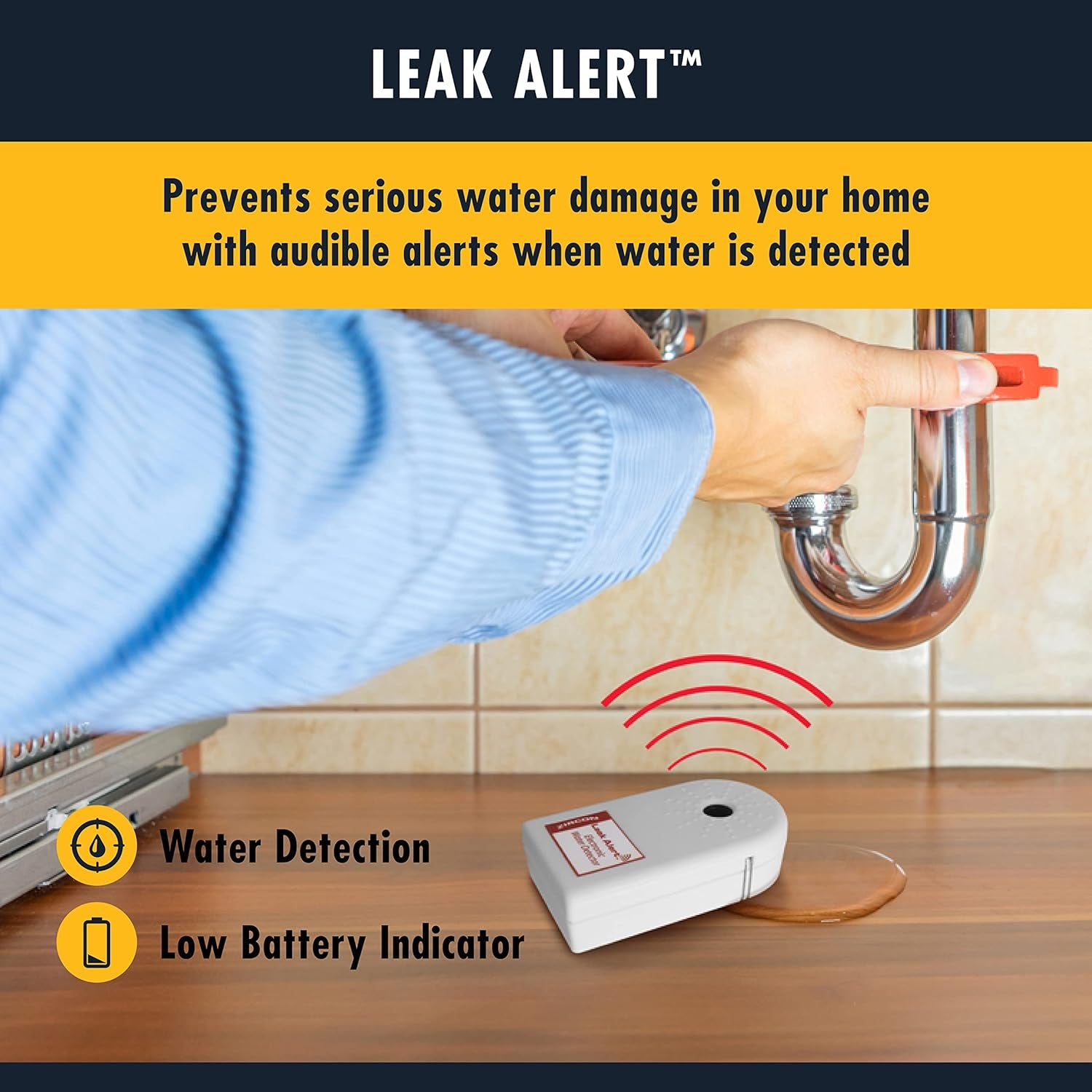 Leak Alert Electronic Water Leak Detector