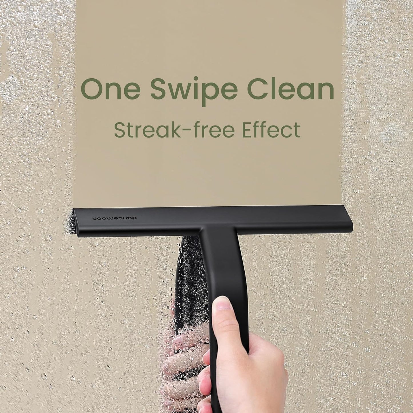 Justhang Shower Squeegee for Glass Doors