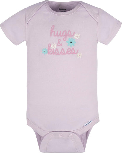 Baby Girls' 8-Pack Short Sleeve Onesies