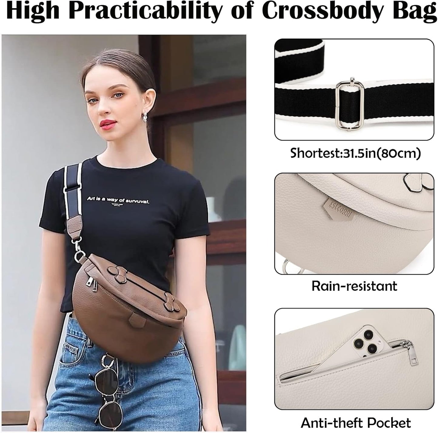 Crossbody Bags for Women Fashion Sling 