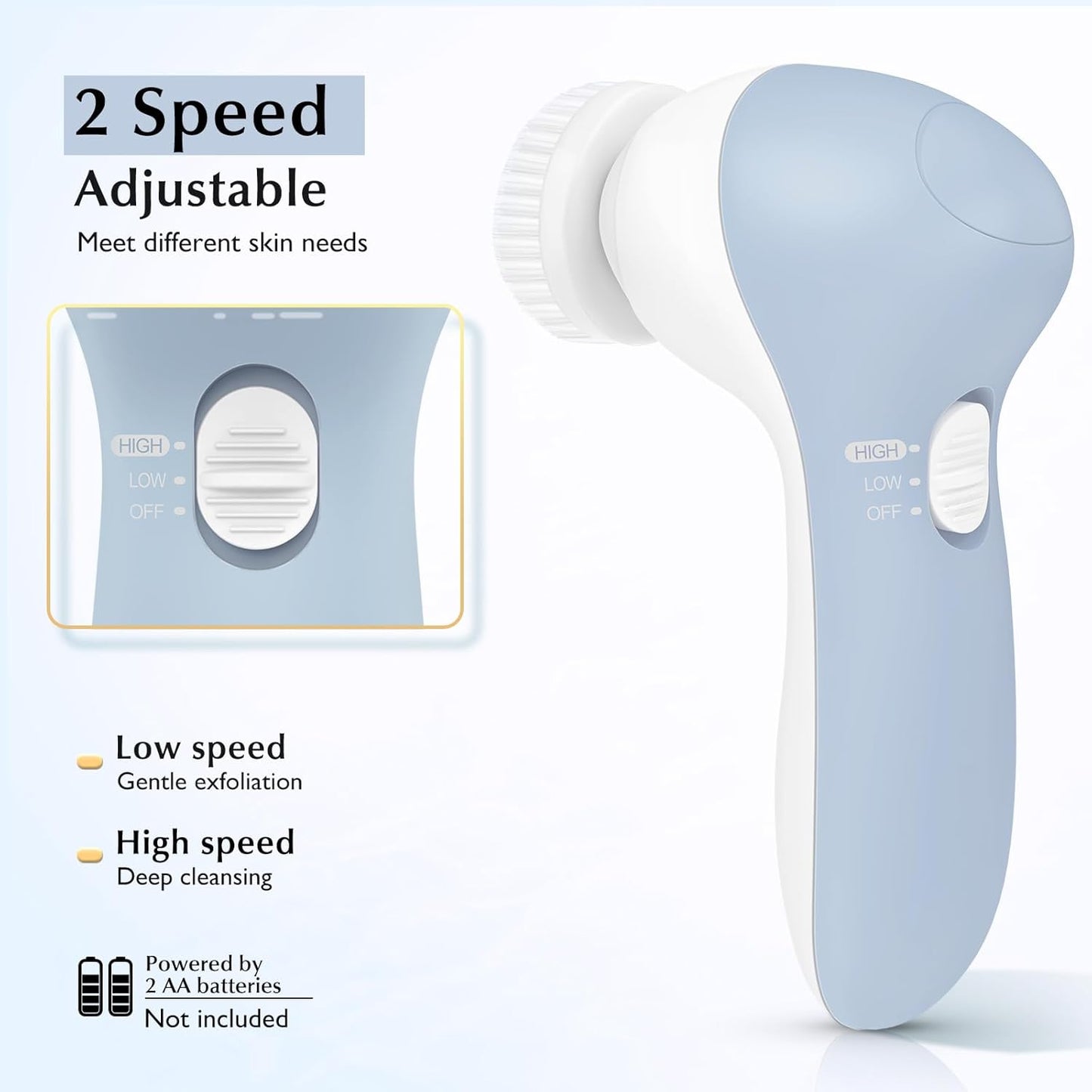 Facial Cleansing Brush Silicone Face 