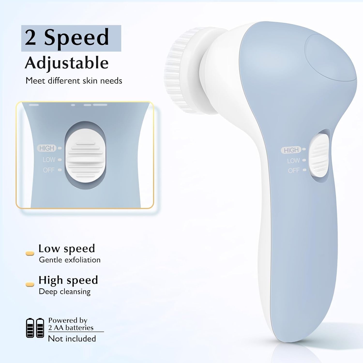 Facial Cleansing Brush Silicone Face 
