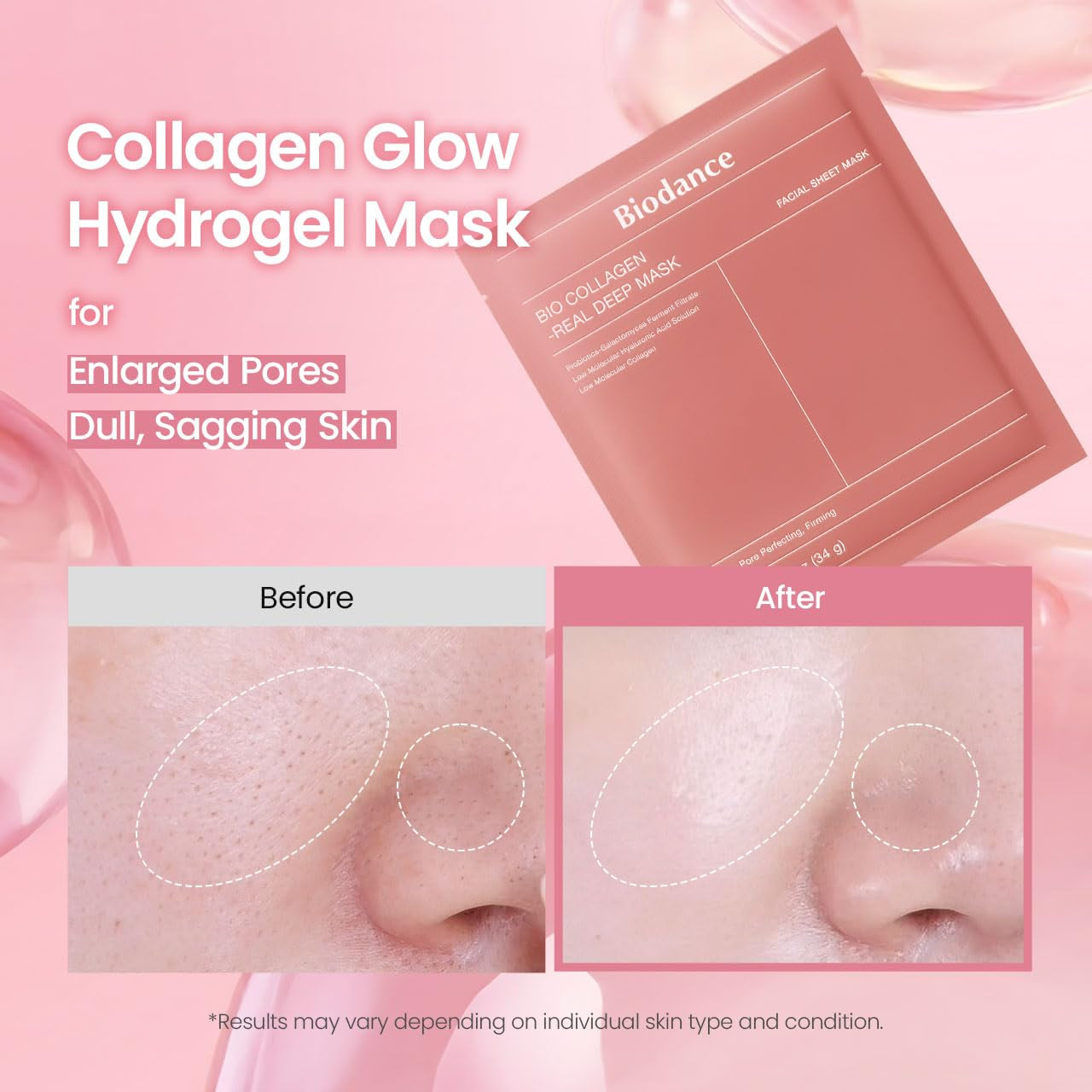 Bio-Collagen Real Deep Mask, Hydrating