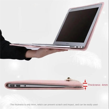 PU Laptop Sleeve Pink with Handle 