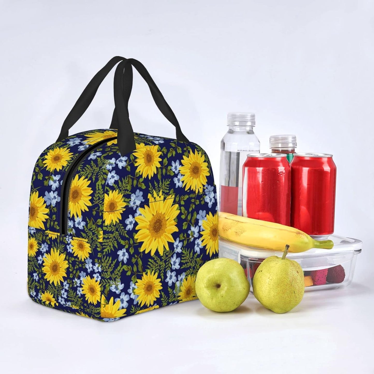 Sunflower Navy Foliage Trendy Insulated