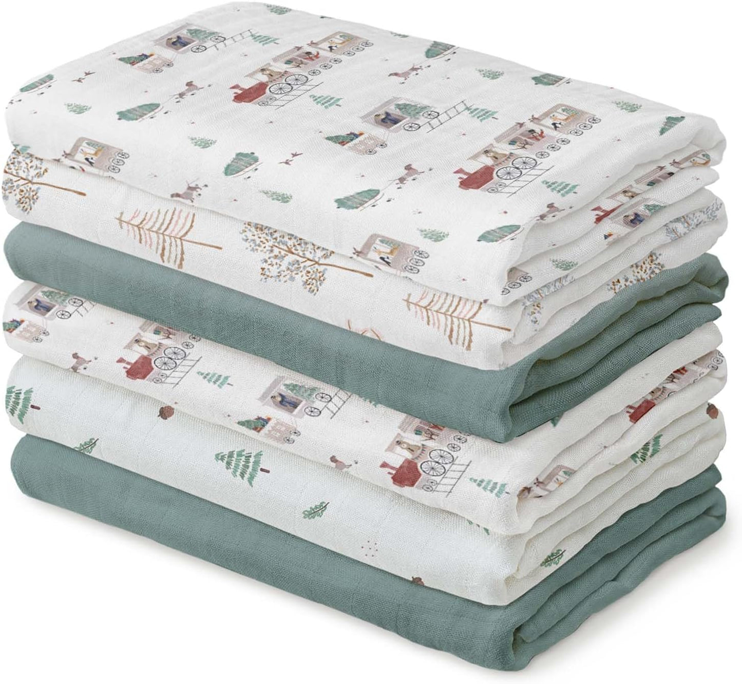 Receiving Blanket Boy Cotton Muslin 