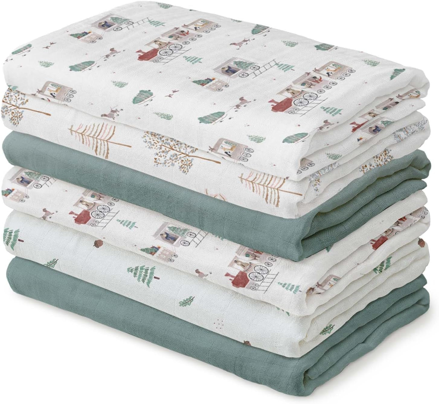 Receiving Blanket Boy Cotton Muslin 