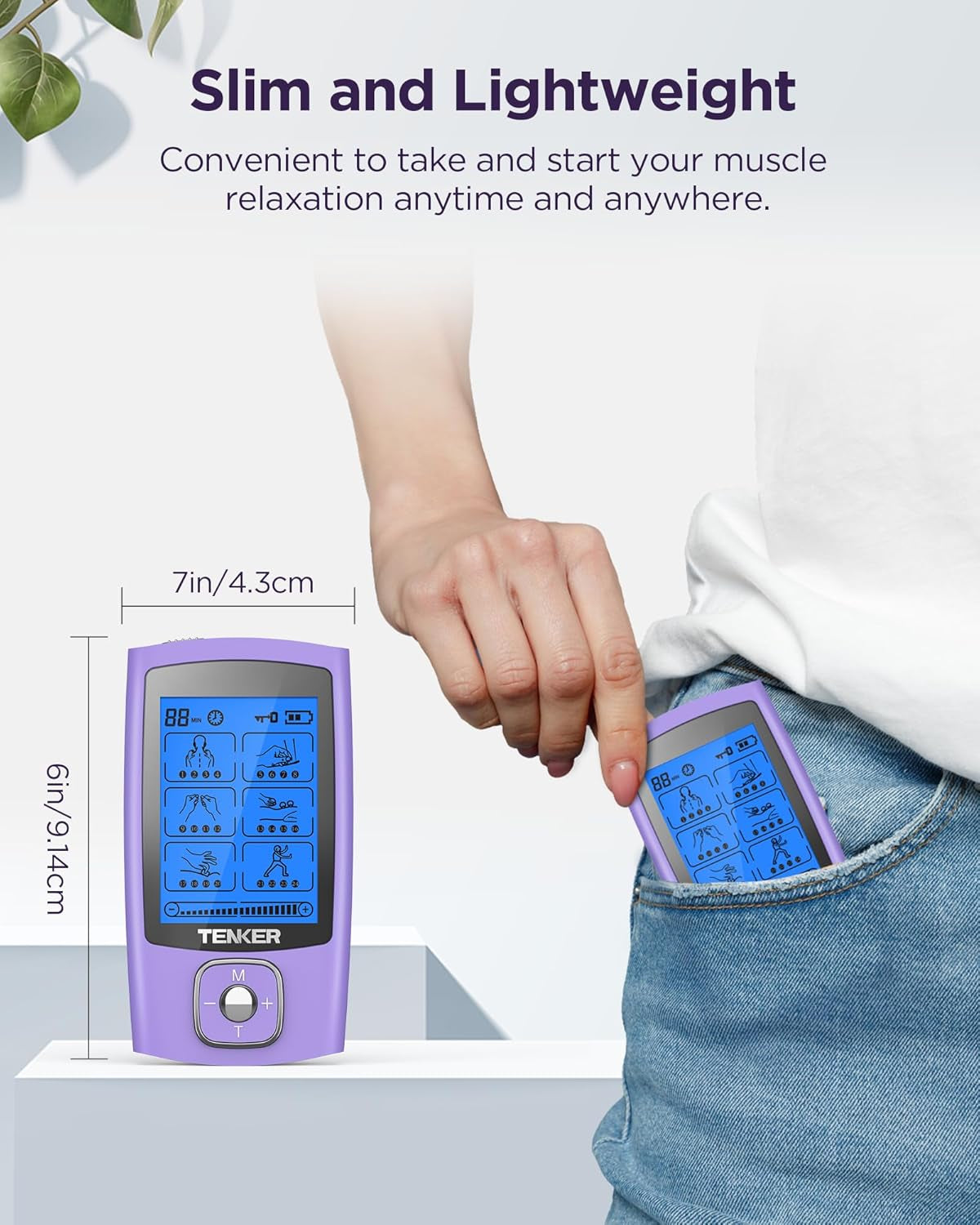 TENS Unit Muscle Stimulator, 24 Modes