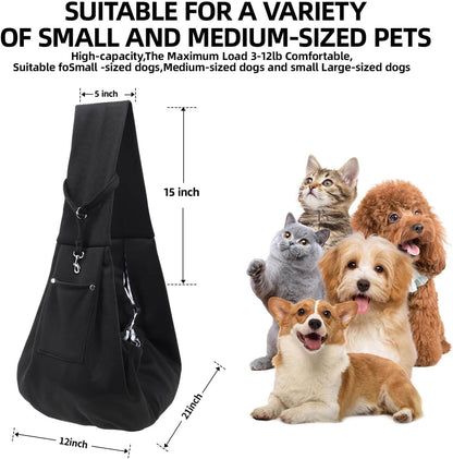 Dog Carrier Sling - Reversible Puppy 
