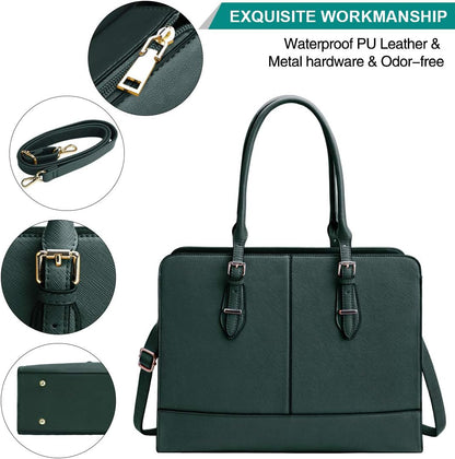 Laptop Bag for Women Leather Work Tote