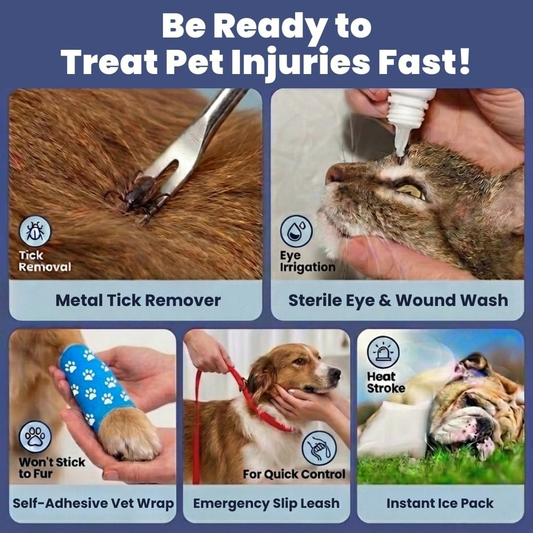 Dog First Aid Kit Vet Approved Emergency