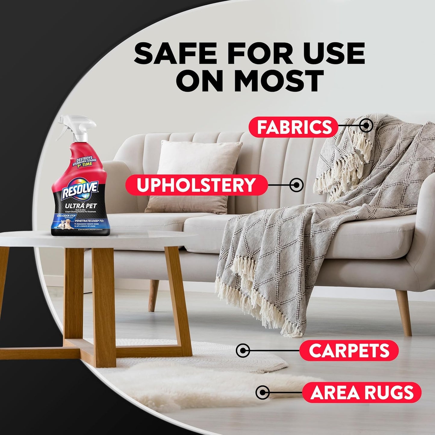 Ultra Pet Carpet Cleaner Spray, Removal 