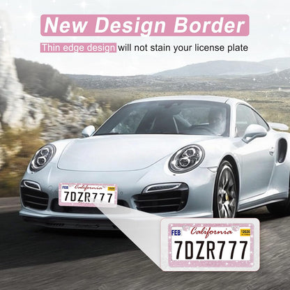 Bling License Plate Frame for Women