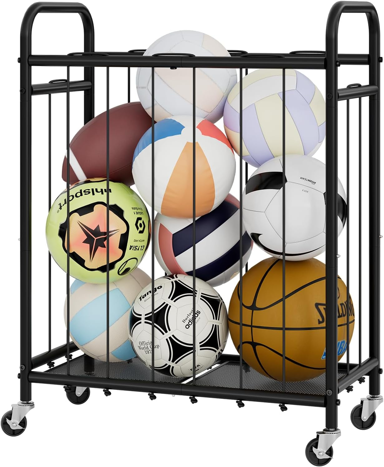 Ball Storage with Wheels, Ball Cart 