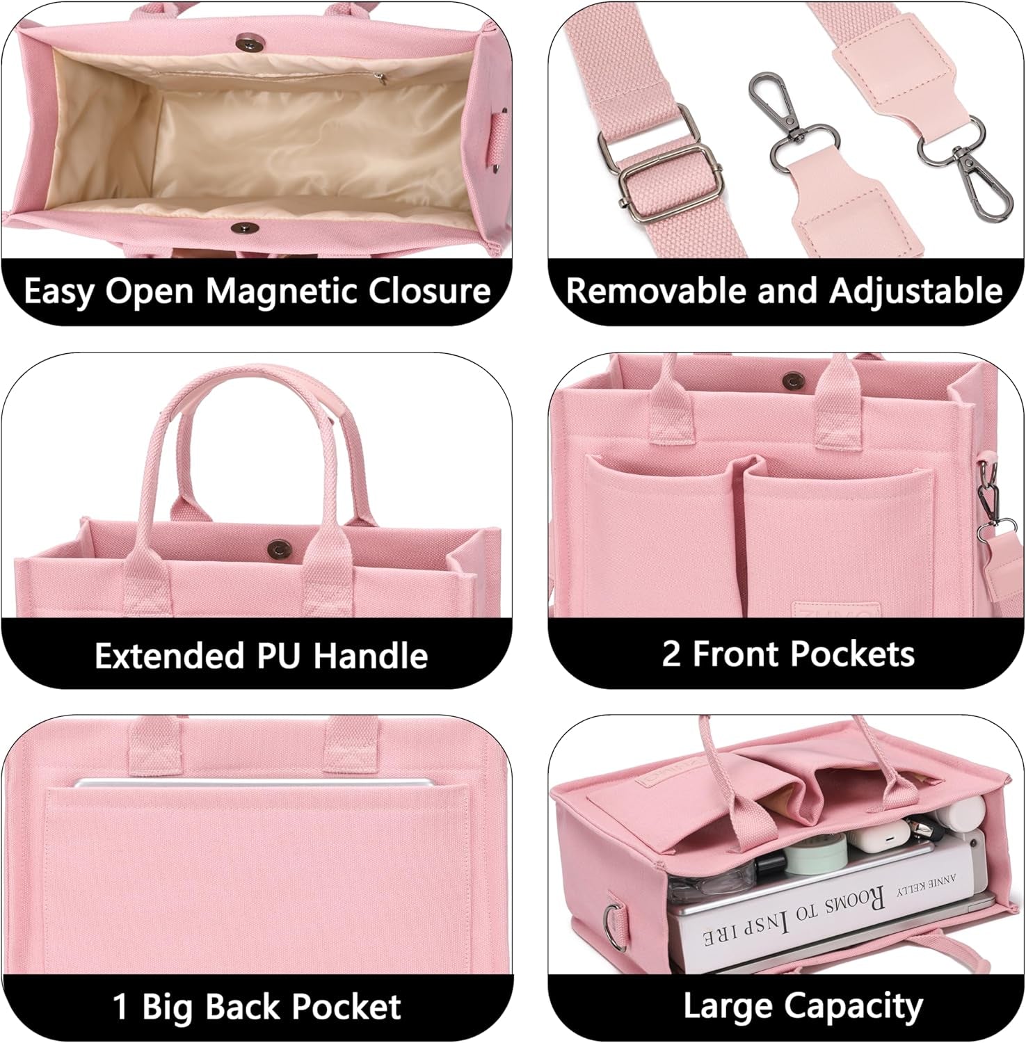 Canvas Tote Bag for Women,Women'S Bags 