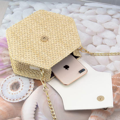 Women'S Crossbody Bag Cute Straw Bag