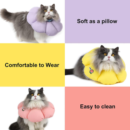 Cat Cone Collar,Cute Waterproof Cat