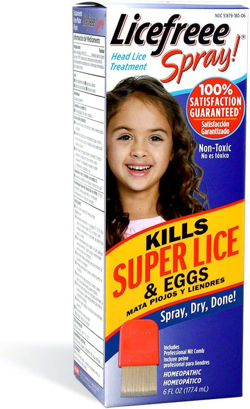 Licefreee Lice Spray for Kids Hair