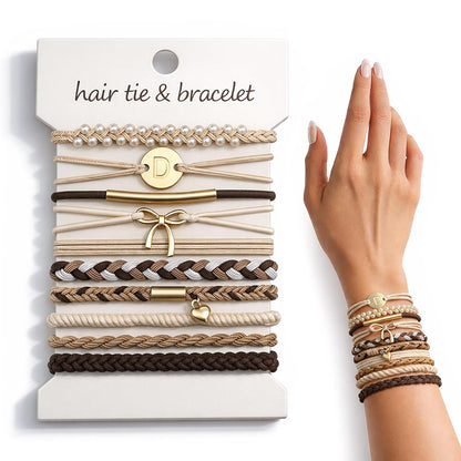 Boho Hair Ties, 10 PCS Cute Bands 