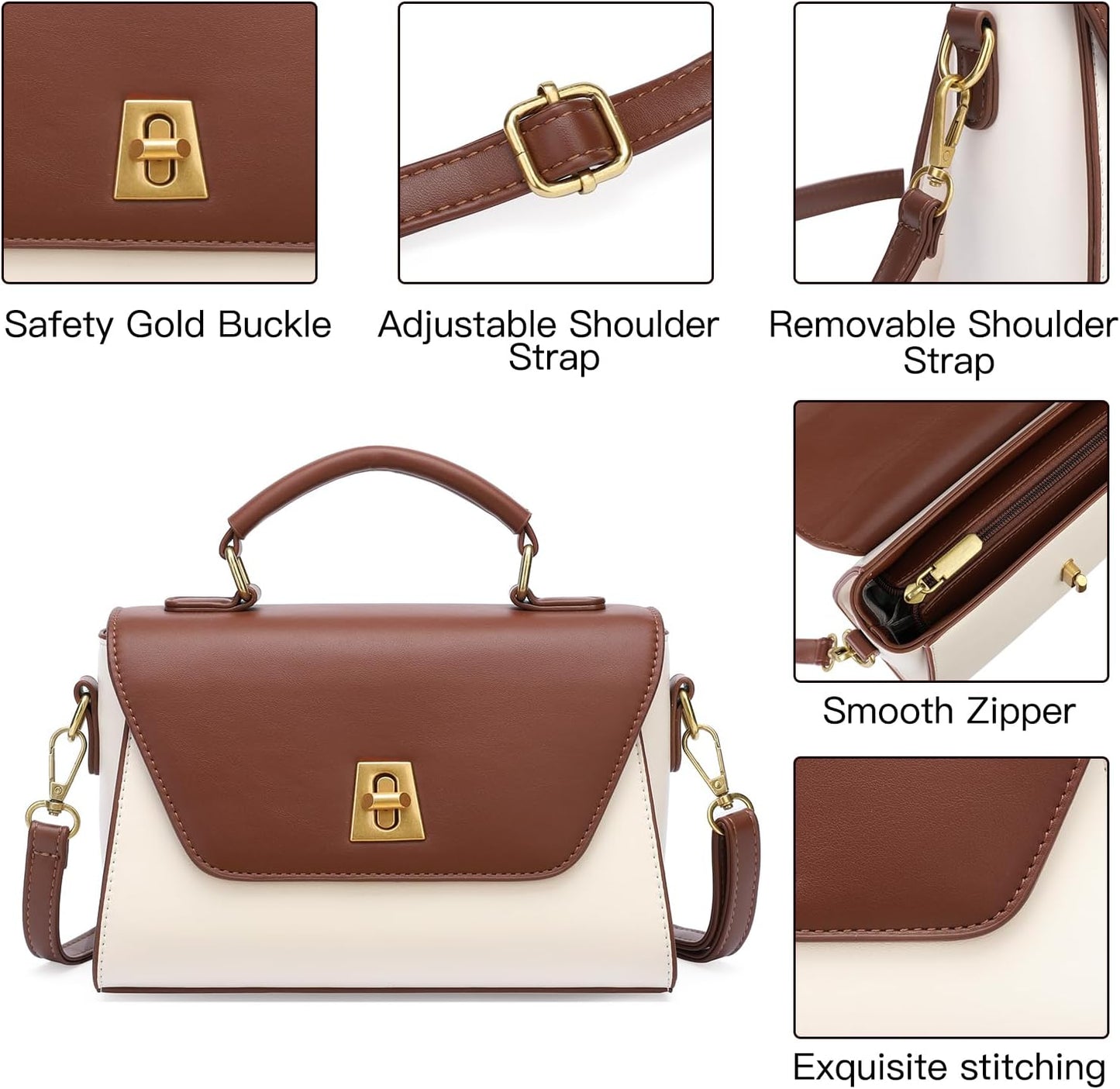 Top-Handle Crossbody Bags for Women 