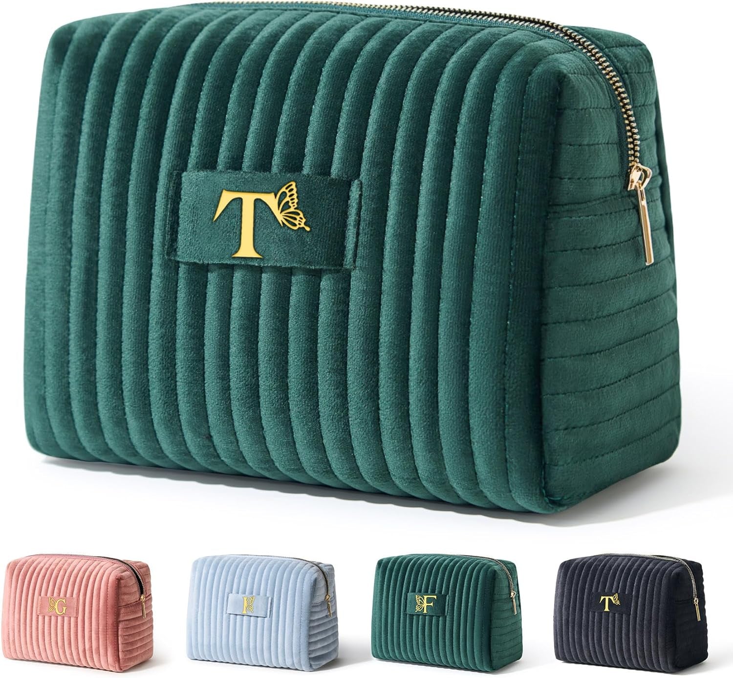 Travel Makeup Bag Quilted Make up Pouch