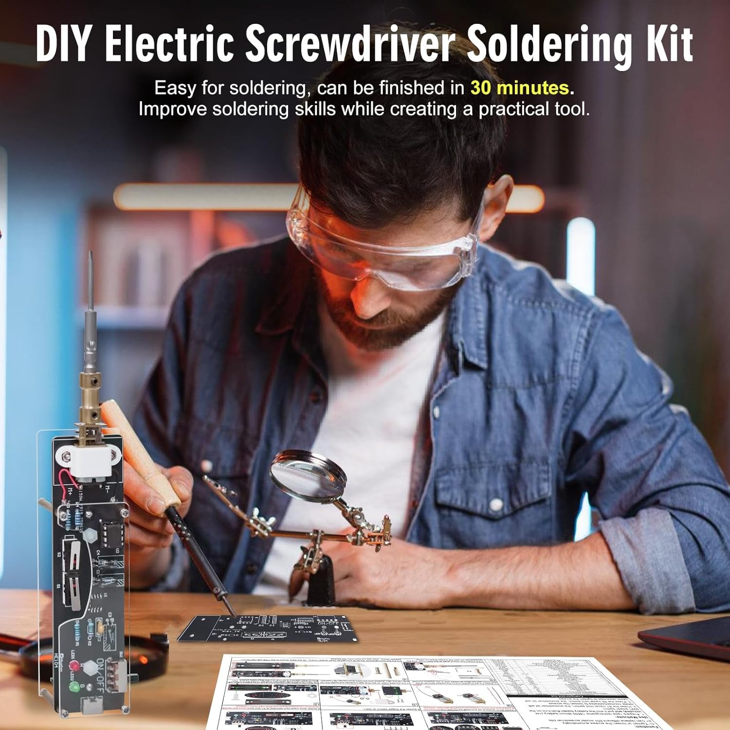 Solder Practice Kit– DIY Handheld