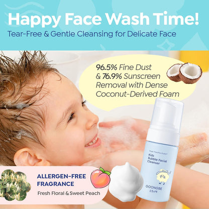 Kids Bubble Face Wash Tear-Free Micellar