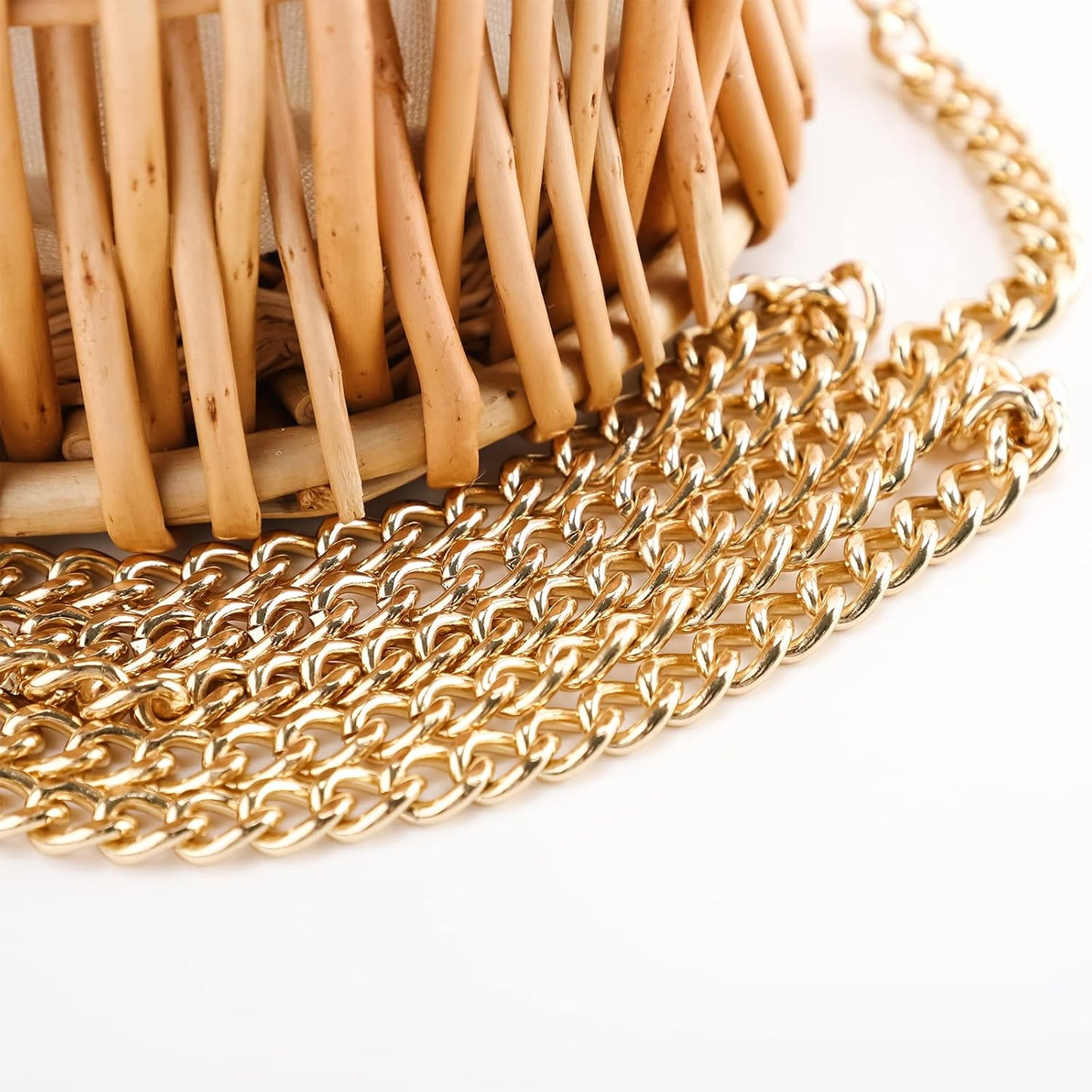 Straw Bag for Women - Wicker Small