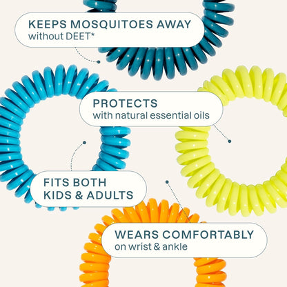 10 Pack Mosquito Repellent Bracelets