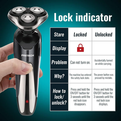 Electric Razor for Men - Rechargeable