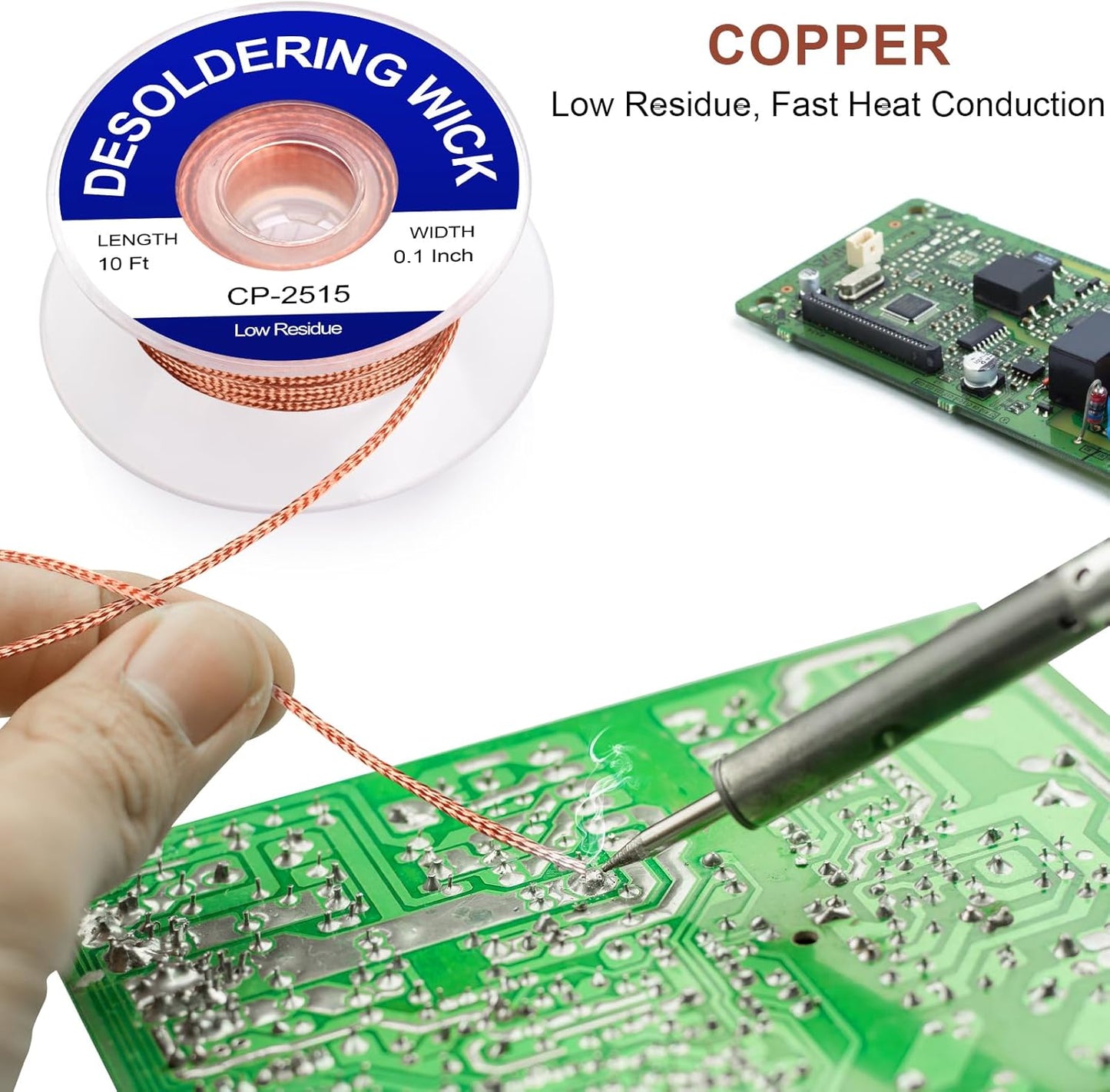 Solder Flux Paste and Solder Wick Braid