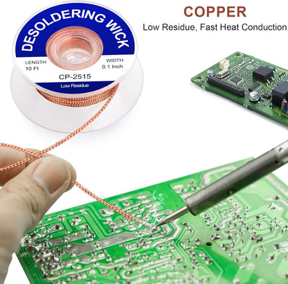 Solder Flux Paste and Solder Wick Braid