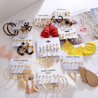 Earrings Set for Women,  Fashion Tassel
