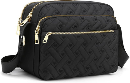 Medium Nylon Crossbody Bags for Women 