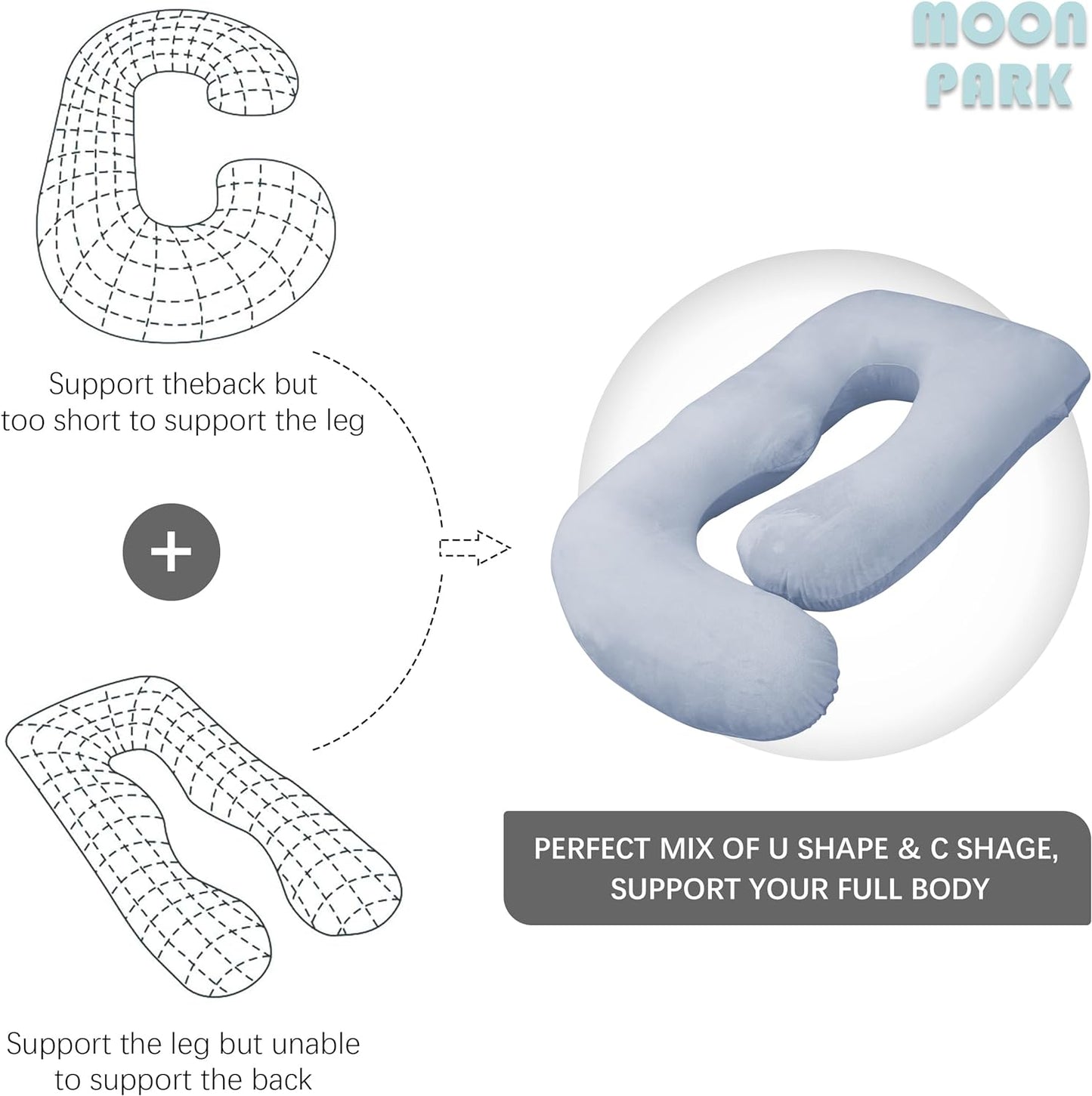 Pregnancy Pillows for Sleeping - 57 Inch