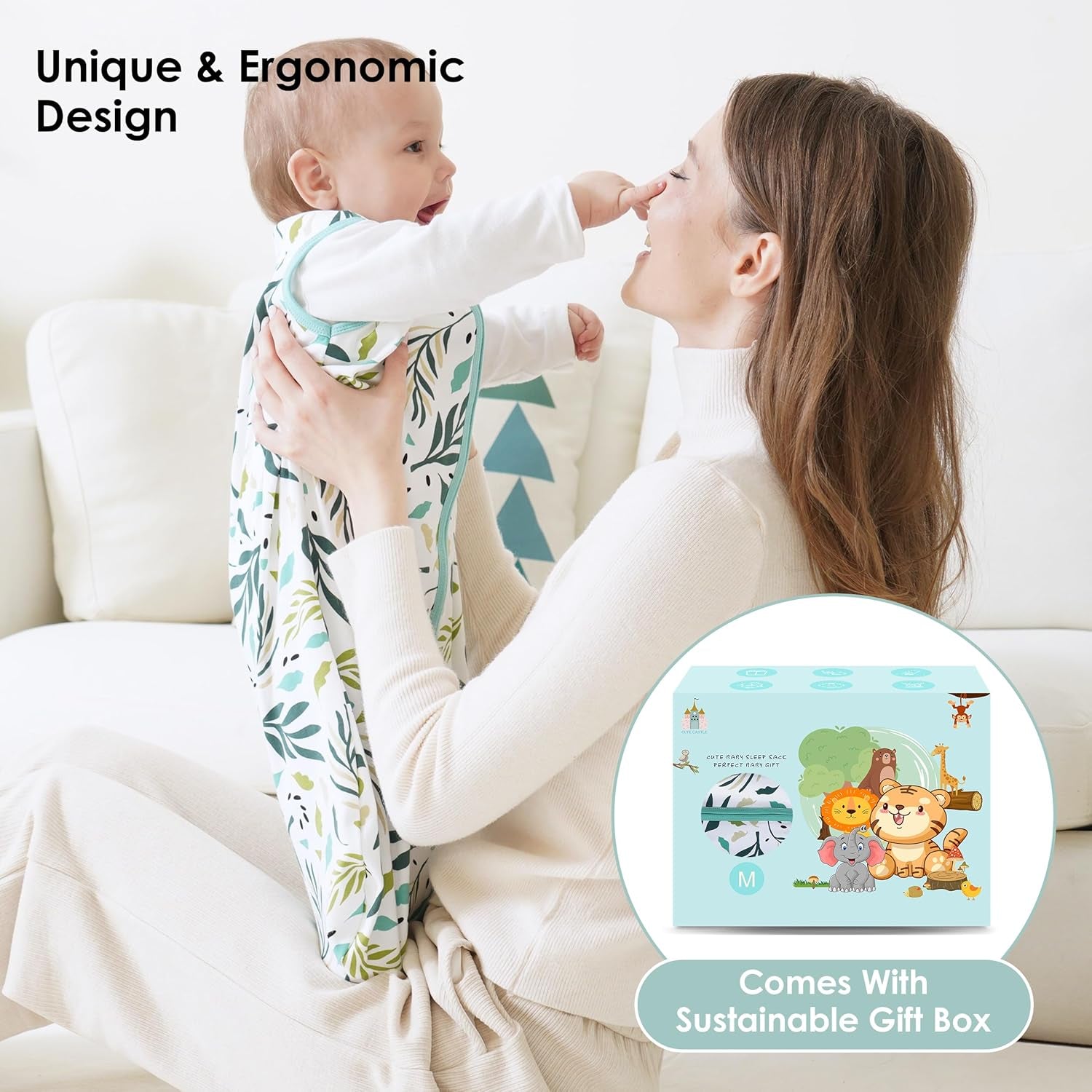 Baby Sleep Sack 0-6 Months - Lightweight