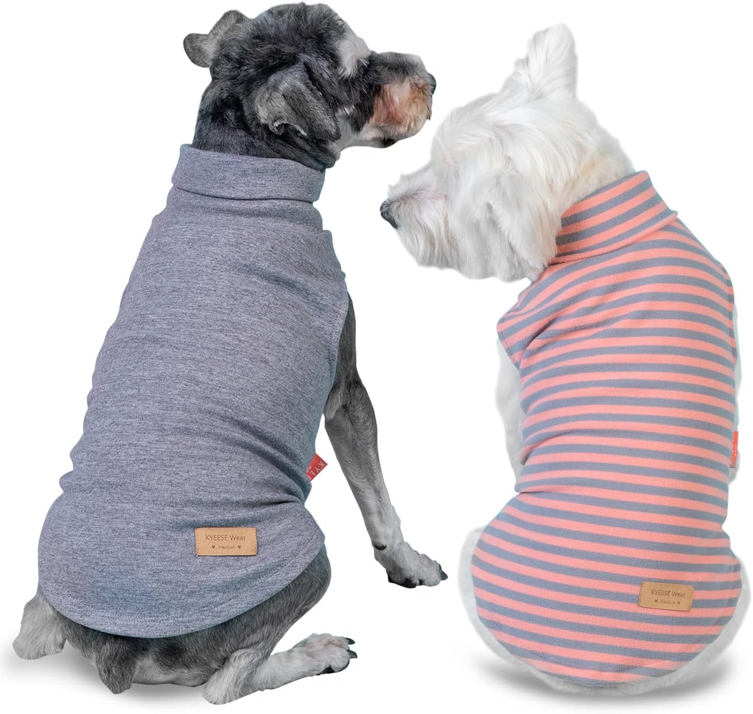 2Pack Dog Sweater Soft Dogs Clothes Warm