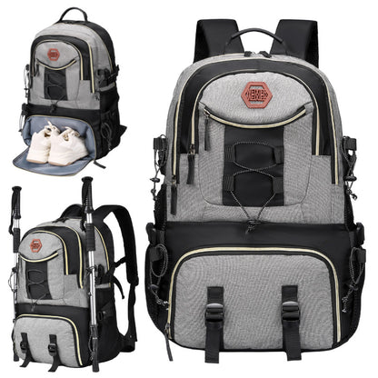 Oxford Cloth Backpack with Laptop Compartment