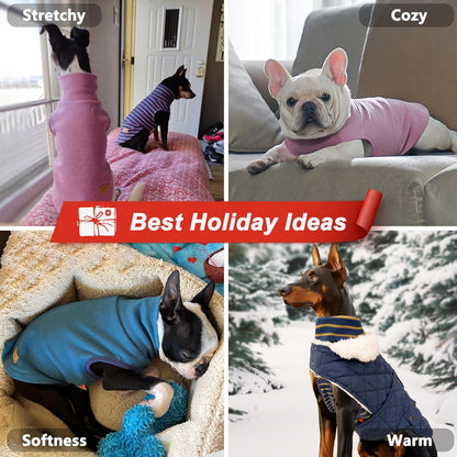 2Pack Dog Sweater Soft Dogs Clothes Warm