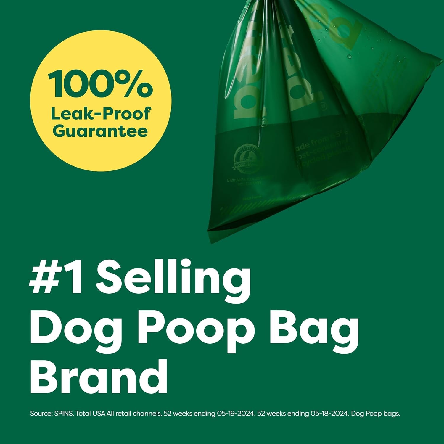 Poop Bags for Dogs Guaranteed Leak Proof