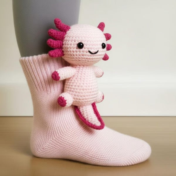 Animal Print Knitted Floor Socks