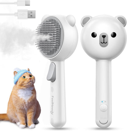 Cat Steam Brush, Brushes for Indoor Cats