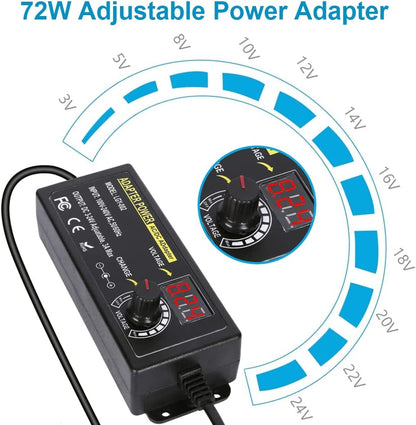 72W Power Supply Adjustable DC 3V ~ 24V