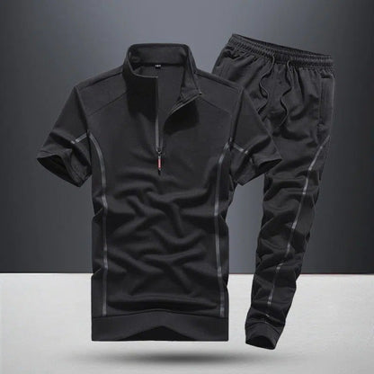 Men's Summer Zippered Sport Suit