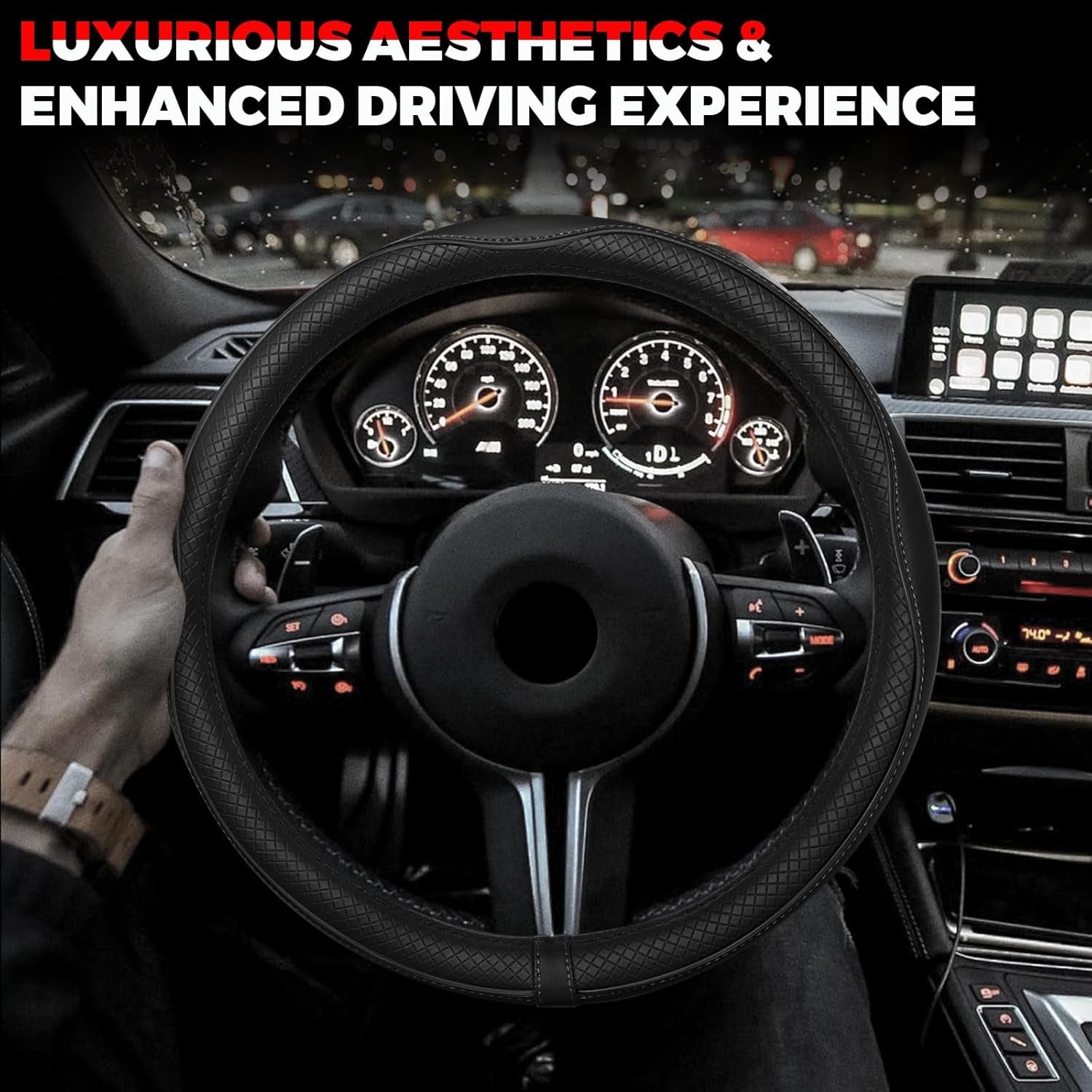 Car Steering Wheel Cover, Microfiber