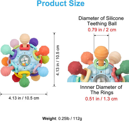 Baby Montessori Sensory Toy for 0-6 6-12