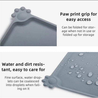 Silicone Pet Food Mat Waterproof NonSlip