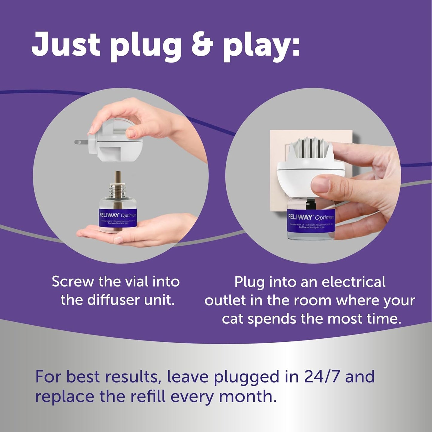 ® Optimum 30 Day Cat Calming Plug 